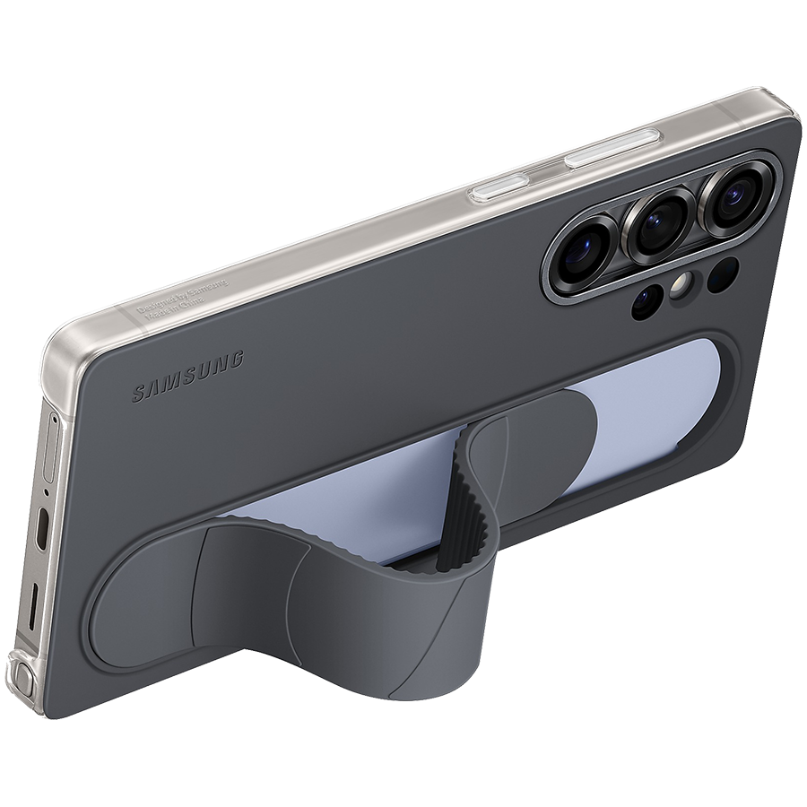 Samsung Galaxy S25 Ultra Standing Grip Case Black - Image 3