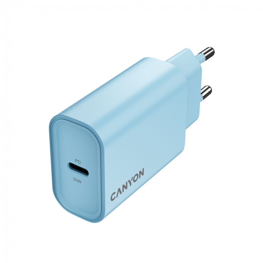 CANYON charger OnCharge 30CL Max Power 30W 1xPD EU Light Blue - Image 3