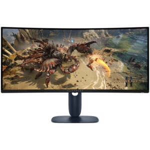 Monitor Alienware 34 Gaming AW3425DWM Curved, 3440x1440, WQHD, 180Hz, VA Antiglare, 21:9, 3000:1, 400 cd/m2, AMD FreeSync+ VESA, 4ms/2ms/1ms, 178/178, DP, 2xHDMI, 2xUSB-A, USB-B, Tilt, Pivot, Height Adjust, 3Y