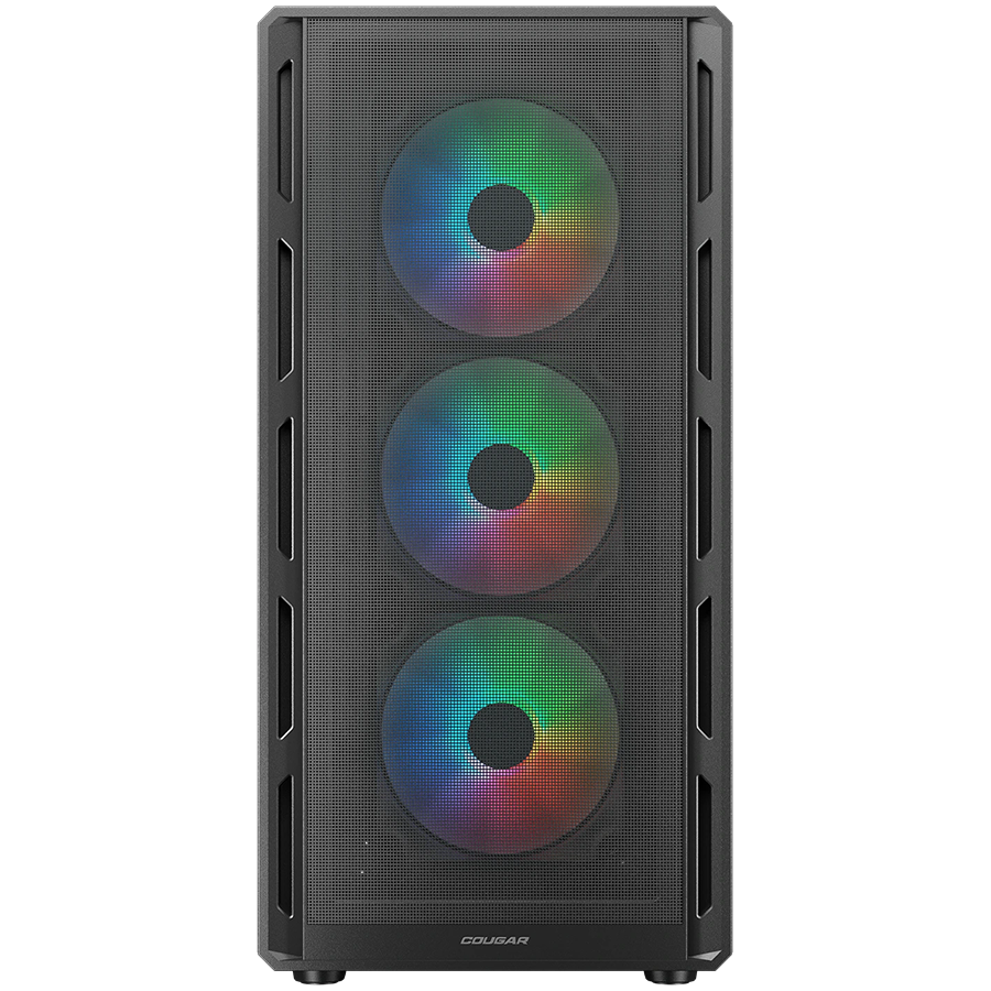 COUGAR AIRFACE PURE RGB PC Case, Mid Tower, Black - Image 2