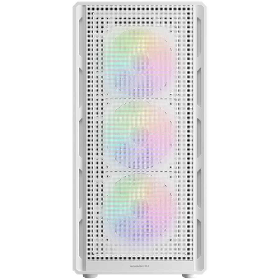 COUGAR AIRFACE PURE RGB PC Case, Mid Tower, White - Image 2