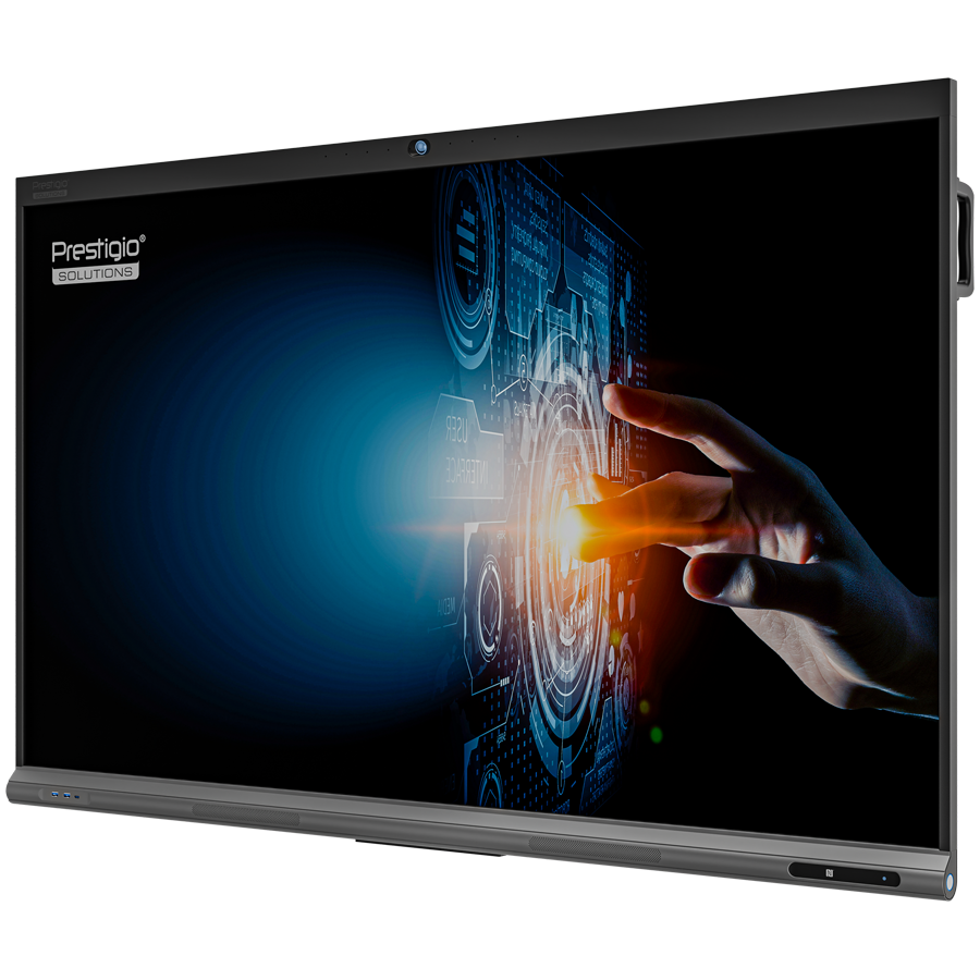 PRESTIGIO SOLUTIONS Multiboard 86" Light+ Series UHD 4K, Android 11, Wi-Fi, 40TP, NFC, Camera, touch pen - Image 3