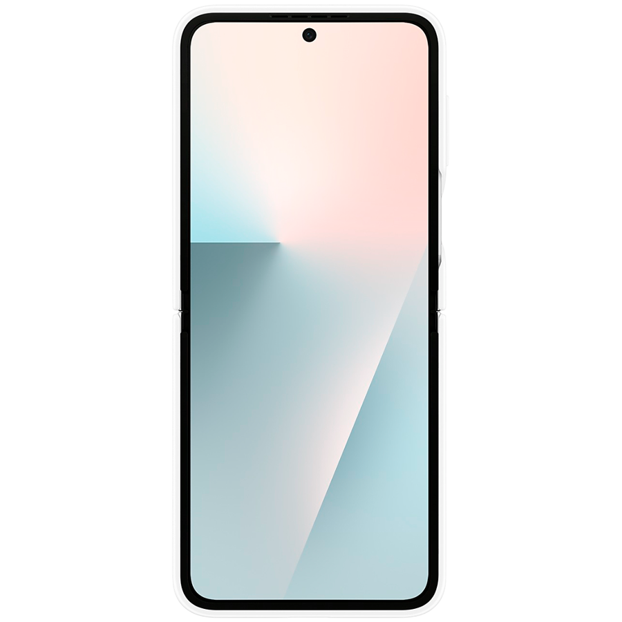 SAMSUNG Galaxy Z Flip6 / Flip7 FE Silicone Case White - Image 2