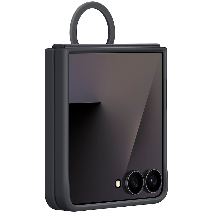 Samsung Galaxy Z Flip7 Silicone Case Black - Image 3