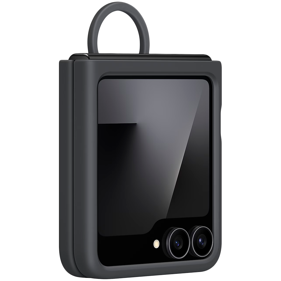 SAMSUNG Galaxy Z Flip6 / Flip7 FE Silicone Case Black - Image 3