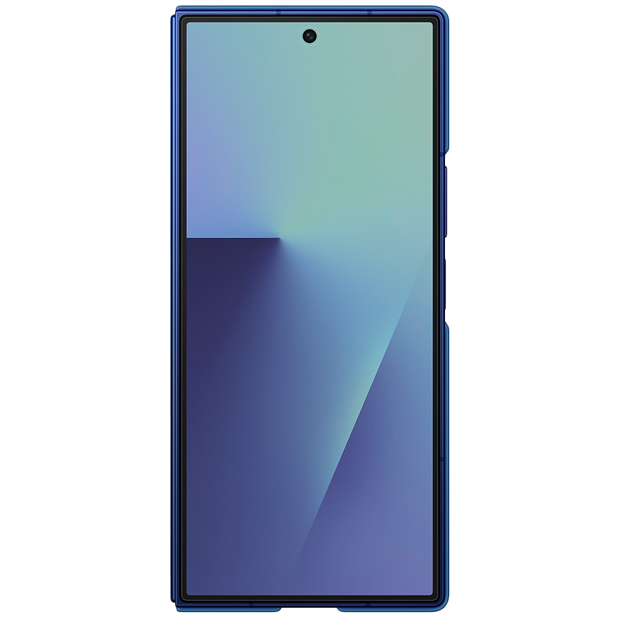 Samsung Galaxy Z Fold7 Silicone Case Blue - Image 2