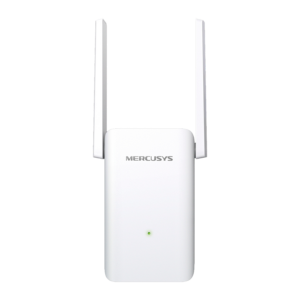 Mercusys ME80X AX3000 Wi-Fi Range Extender, 574 Mbps at 2.4 GHz + 2402 Mbps at 5 GHz, 2 x Fixed External Antennas, 1 x Gigabit Port, Wall Plugged, 1024 QAM, OFDMA, MERCUSYS APP, WPS/Reset Button, Signal Indicator, Range Extender/Access Point mode