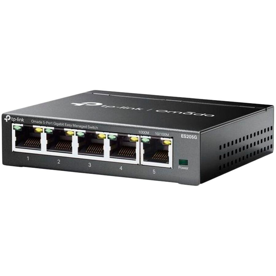 Omada 5-Port Gigabit Easy Managed Switch 5× Gigabit RJ45 Ports Desktop Steel Case Integration with Omada SDN Controller, Flow Control, Loopback Detection, Port Isolation, Port Mirroring, LAG, VLAN, IGMP Snooping, QoS, Storm Control - Image 3