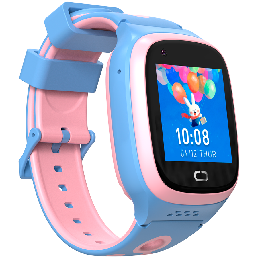 Canyon Kids Watch ZEFIR KW-49 E-SIM 4G GPS WiFi Video Music Games, Pink&Blue - Image 2