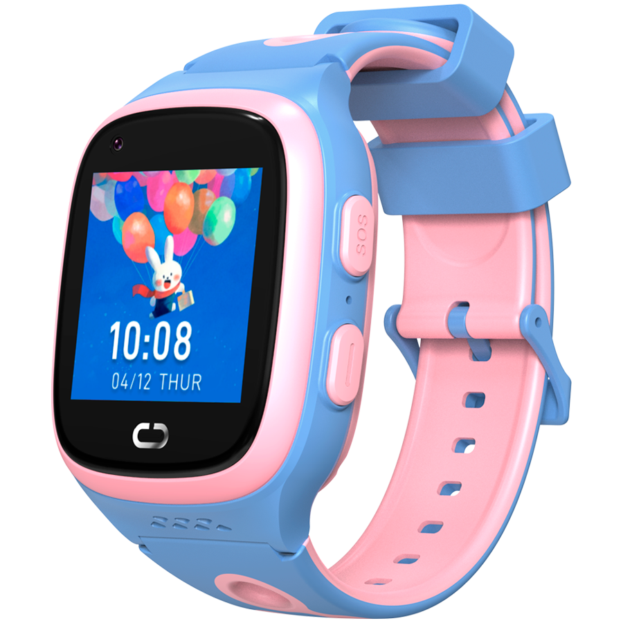 Canyon Kids Watch ZEFIR KW-49 E-SIM 4G GPS WiFi Video Music Games, Pink&Blue - Image 3