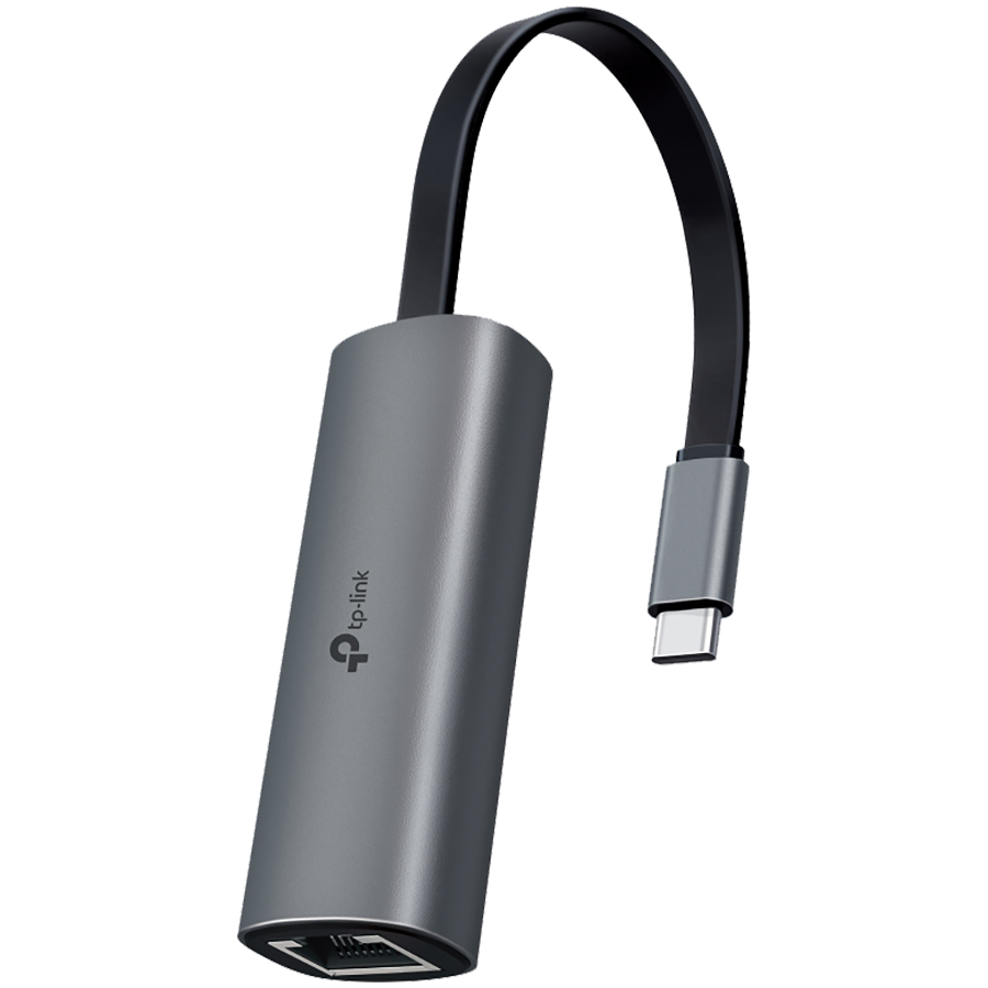 TP-Link USB 3.0 Type-C to 2.5 Gigabit Ethernet Network Adapter, 1xUSB 3.0 Type-C Connector, 1x2.5 Gigabit Ethernet Port, Foldable and Portable Design, Plug and Play in Windows(7/8/8.1/10/11), Mac OS X (10.9 and later), Linux OS, iOS, iPadOS, ChromeOS