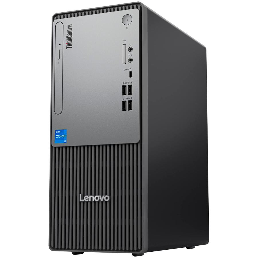 Lenovo ThinkCentre NEO 50t, Intel Core i7-14700, 16GB DDR5-5600, 512GB SSD PCIe, DVD+RW, 3-in-1, 4xUSB 3.2, 1x USB 3.2 Type C, 4x USB 2.0, 1x VGA, 1x DP, 1xHDMI, 1x RJ45 GbE, CIS, Speaker, USB KB/Mouse, 260W 90%, No OS, 5Yr - Image 3