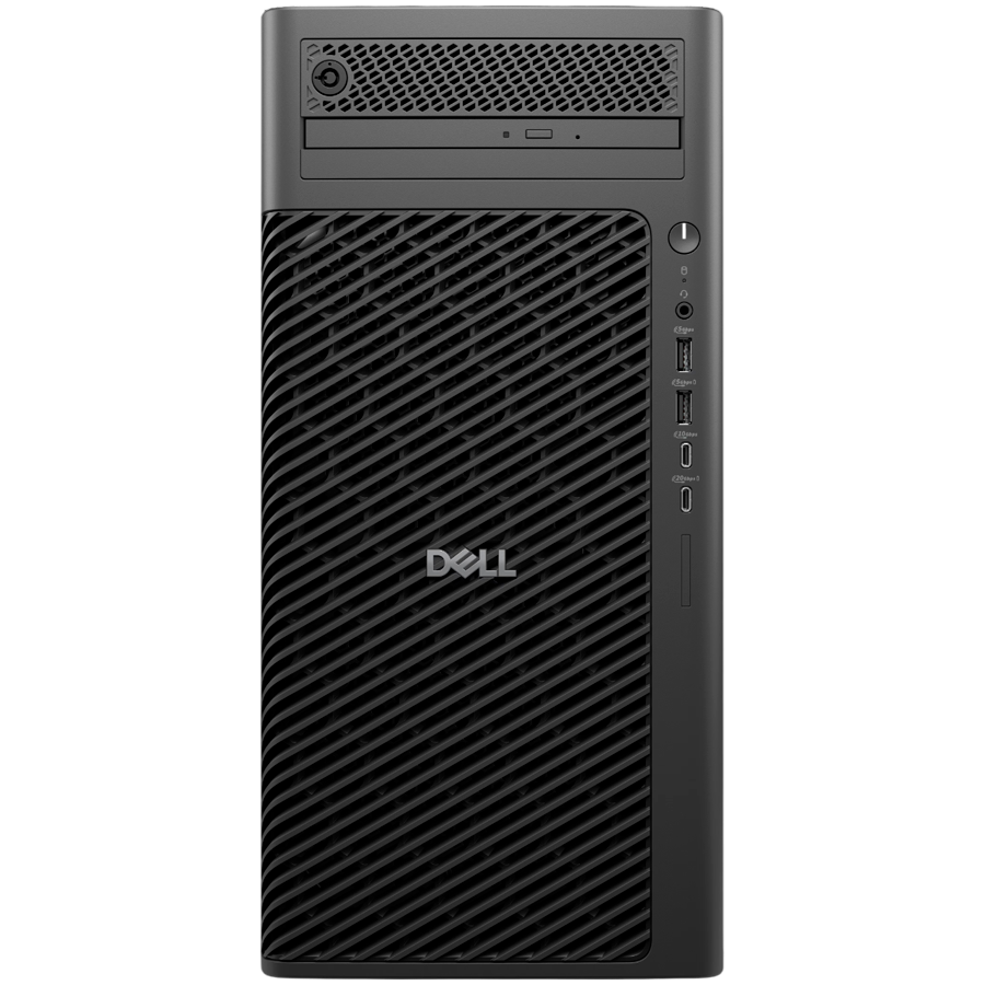 Dell Pro Max Tower FCT2250, Intel Core Ultra 7 265, 32GB (2x16GB) DDR5, M.2 1TB PCIe, Nvidia RTX A1000 8GB GDDR6, Front 2x USB 3.2, 2x USB C 3.2, SD reader, Back 2x USB 2.0, 2x USB 3.2, 1x USB C 3.2, RJ45, 2x DP, USB KB/Mouse, 500W, W11Pro, 3Yr - Image 2