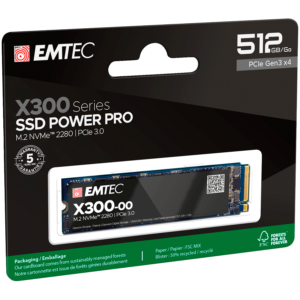Emtec X300 NVMe M.2 SSD 512GB Power Pro
