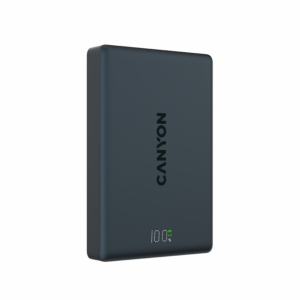 CANYON magnetic power bank OnPower 511 PD20W 10000mAh Aluminium Interstellar Crni