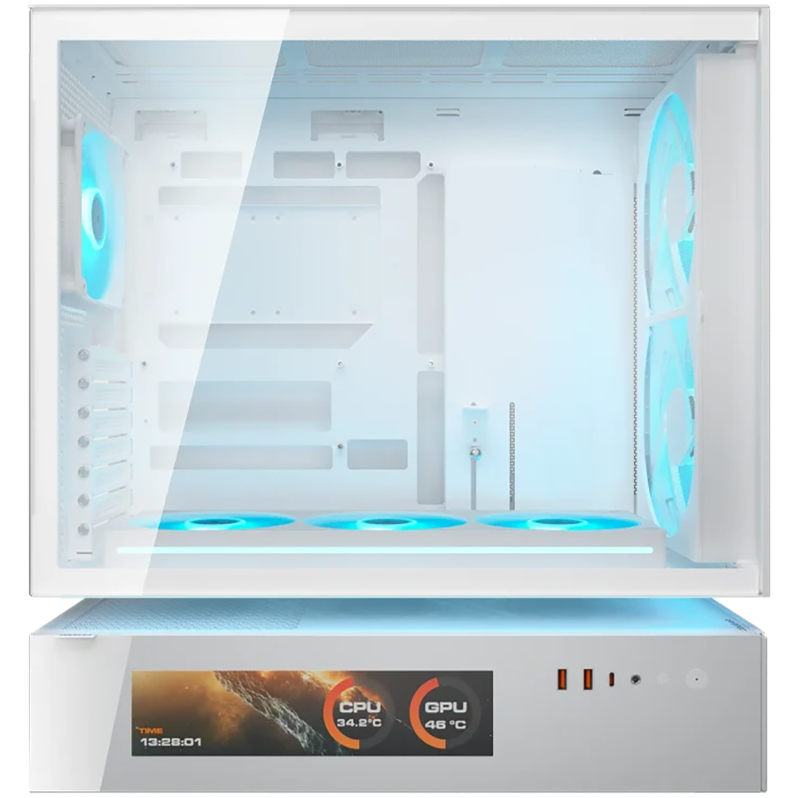COUGAR CFV235 Mesh Vision PC Case, Mid Tower, White - Image 3