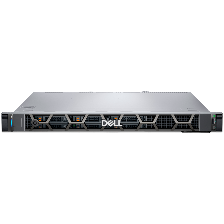 Dell PowerEdge R260, Xeon 6325P (3.5G, 4C/8T, 12M Cache, Turbo) , 6x 2.5" Chassis, 480GB SSD SATA RI, 16GB UDIMM DDR5 5600MT/s, Broadcom 5720 Dual Port 1Gb On-Board LOM, Single 700W, 1U/2U 2/4-Post Static Rails, PERC H355 Adapter LP, 3Y Parts Only - Image 2