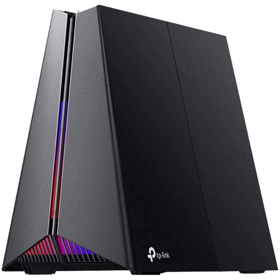 TP-Link Archer GE550 BE9300 Tri-Band Wi-Fi 7 Gaming Router, 574 Mbps at 2.4 GHz + 2882 Mbps at 5 GHz + 5764 Mbps at 6 GHz, 4x Internal Antennas, Quad-Core CPU, 1x5 G WAN port +1x5 G LAN port +3x2.5 G LAN ports, 1xUSB 3.0 Port