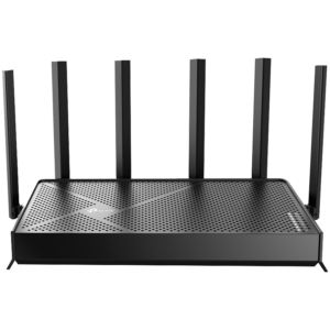 TP-Link Archer BE400 BE6500 Dual-Band Wi-Fi 7 Router, 688 Mbps at 2.4 GHz + 5764 Mbps at 5 GHz, 6xAntennas, 2.0 GHz Quad-Core CPU, 1x2.5 Gbps WAN port +1x2.5 Gbps LAN port + 3x1 Gbps LAN ports, 1xUSB 3.0 Port, WPA3, Access Point Mode