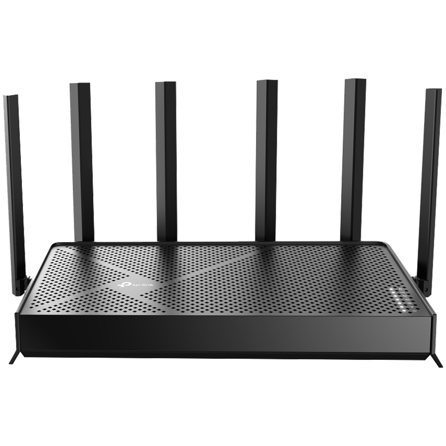 TP-Link Archer BE400 BE6500 Dual-Band Wi-Fi 7 Router, 688 Mbps at 2.4 GHz + 5764 Mbps at 5 GHz, 6xAntennas, 2.0 GHz Quad-Core CPU, 1x2.5 Gbps WAN port +1x2.5 Gbps LAN port + 3x1 Gbps LAN ports, 1xUSB 3.0 Port, WPA3, Access Point Mode