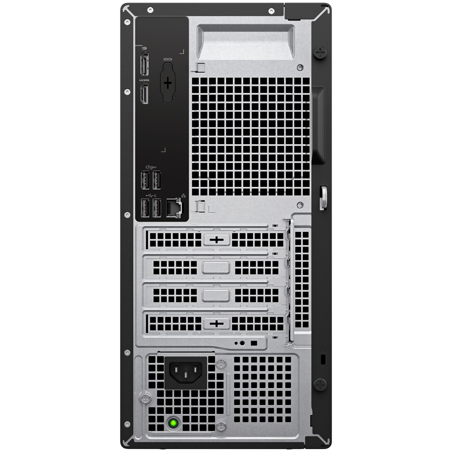 Dell Pro Tower Essential QVT1260, i3 14100, 1x 8GB RAM DDR5, 512GB SSD PCIe M.2, WiFi 6+BT 5.3, Front: 1x USB C 3.2, 1x USB 3.2, 2x USB 2.0, Back: 2x USB 3.2, 2x USB 2.0, HDMI, DP, RJ45, No KB/Mouse, 180W, Ubuntu, 3Yr - Image 2