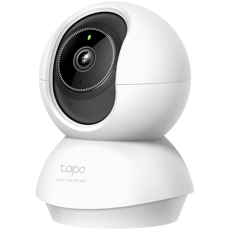 TP-Link Tapo C230 Pan/Tilt AI Home Security Wi-Fi Camera, 3K 5MP (2880x1620), 2.4 GHz, Horizontal 360, Pan/Tilt, Smart AI Detection and Notifications (motion, people, pets, cars, baby crying, abnormal sound), AI Smart Tracking, Sound and Light Alarm - Image 2