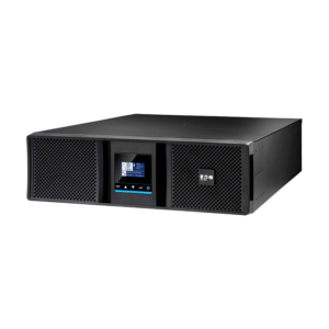 Eaton 9SX Gen2 UPS, 6000 VA, 6000 W, Online Double-conversion, Input: Hardwired, Outputs: (8) C13, (3) C19, 1/1 Phase, LCD display, Rack/tower, 3U, Rack-mounting kit included, 2y warranty.