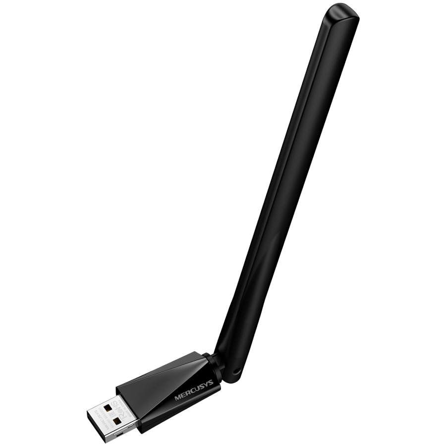 Mercusys MA550H Long Range Bluetooth USB Adapter, Bluetooth BT 5.4, 1x High Gain External Antenna, USB-A, Bluetooth Low Energy, EDR, Up to 7 devices connected at the same time, Supported Operating System-Windows 11/10/8.1/7