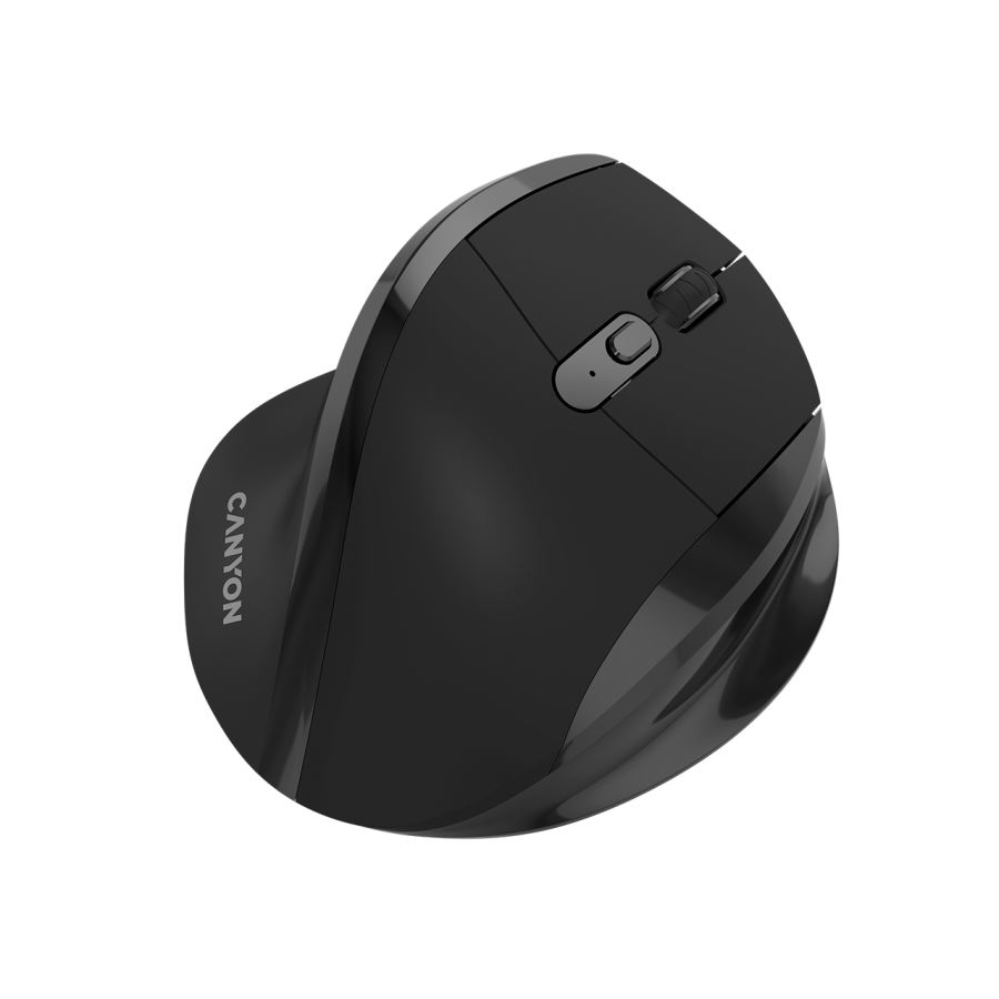 CANYON mouse OnClick 17 Ergonomic 6 buttons 1600DPI Wireless Black - Image 2