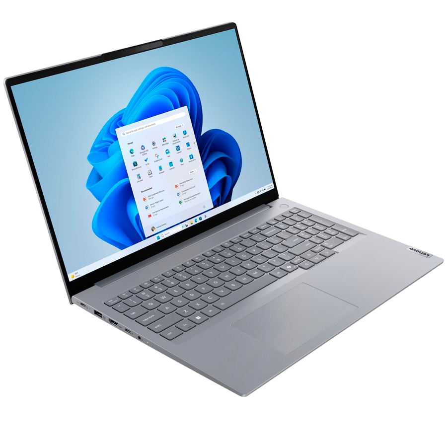 ThinkBook 16 G9 IRL, 16'' WUXGA (1920x1200) IPS 400 nits AG, Ultra 7 240H, 10C, 16GB DDR5, 512GB SSD M.2, Intel Intg,1080p IR Cam+Mic, WLAN + BT, 2x USB 3.2, 1x USB 3.2 Type C, 1x USB THB 4, HDMI, SD reader, RJ-45, FPR, Backlit Kb, 48WH, No Os, 3Yr - Image 2
