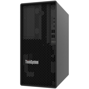 Lenovo ThinkSystem ST45 V3,1xAMD EPYC 4124P (4C 3.8GHz 65W),1x16Gb TruDDR5 5600MHz (1Rx8) ECC UDIMM,2x 3.5 960GB RI SATA 6Gb SSD,SW RAID,1x500W Platinum,3yr Warranty
