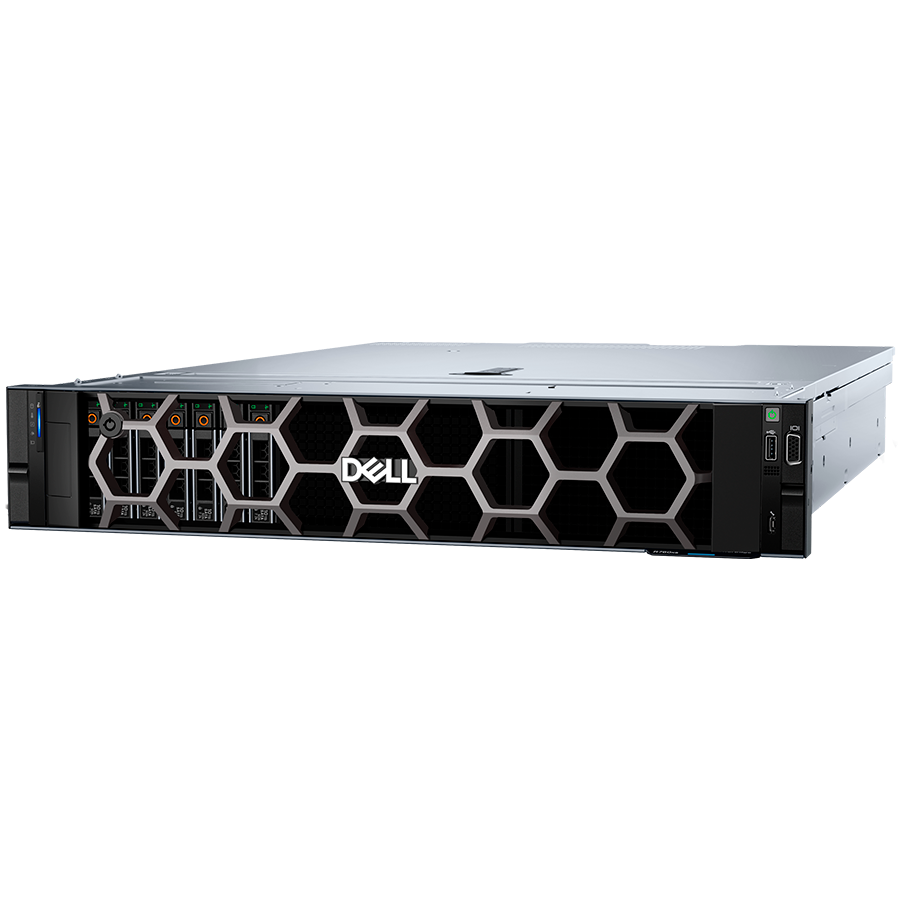 DELL EMC PowerEdge R760xs, 16x2.5", Intel Xeon Silver 4514Y, 32GB RDIMM 5600MT/s, 960GB SSD SATA RI, PERC H755, iDRAC9 Enterprise, Dual Hot-Plug 1100W PSU, BCM 5720 DP On-Board LOM+BCM 5719 QP NIC, Sliding Rails, TPM 2.0, No OS, 3Y PS NBD