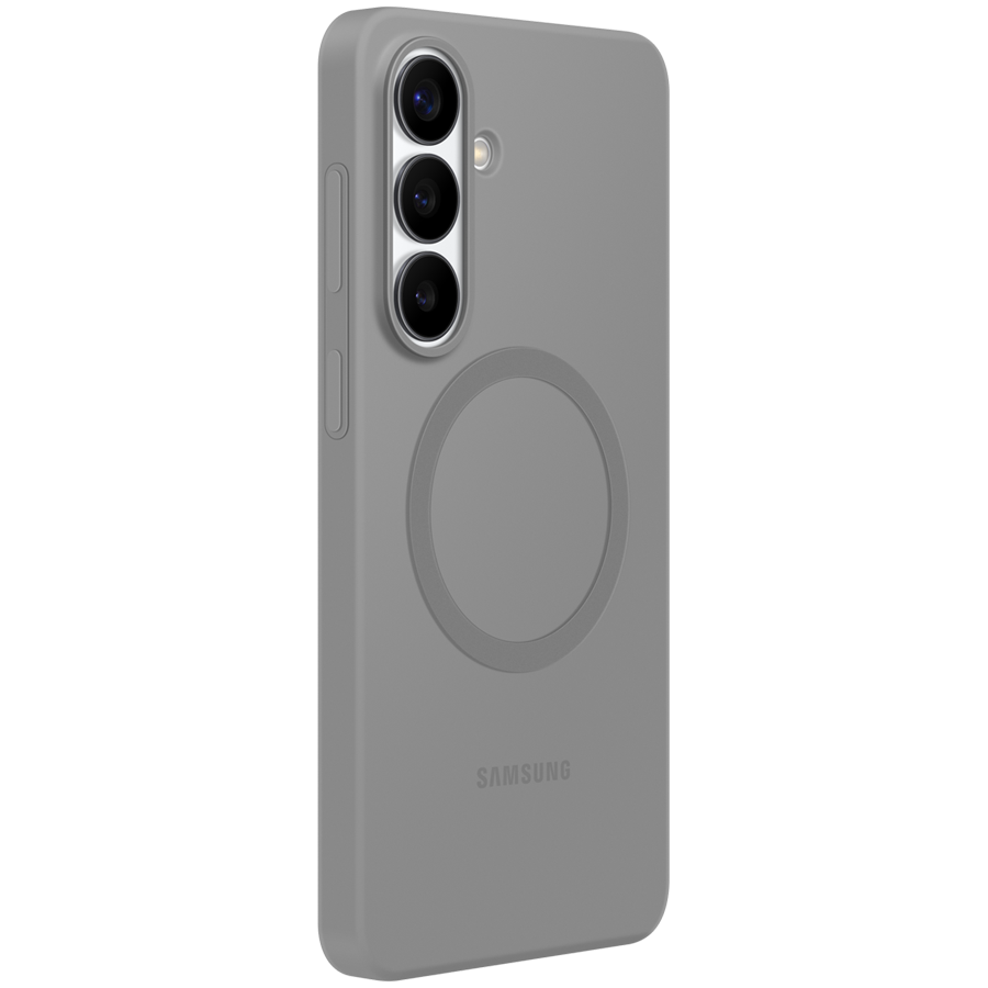Samsung Galaxy S26+ Silicone Magnet Case Gray - Image 2
