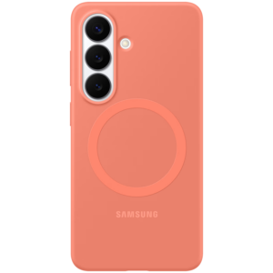 Samsung Galaxy S26 Silicone Magnet Case Coralred