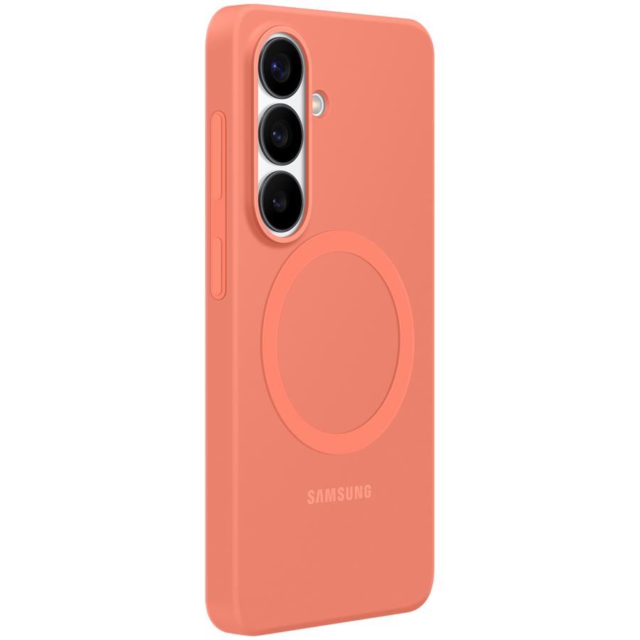Samsung Galaxy S26 Silicone Magnet Case Coralred - Image 2