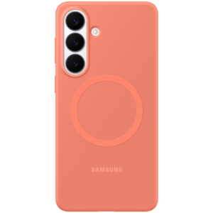 Samsung Galaxy S26+ Silicone Magnet Case Coralred