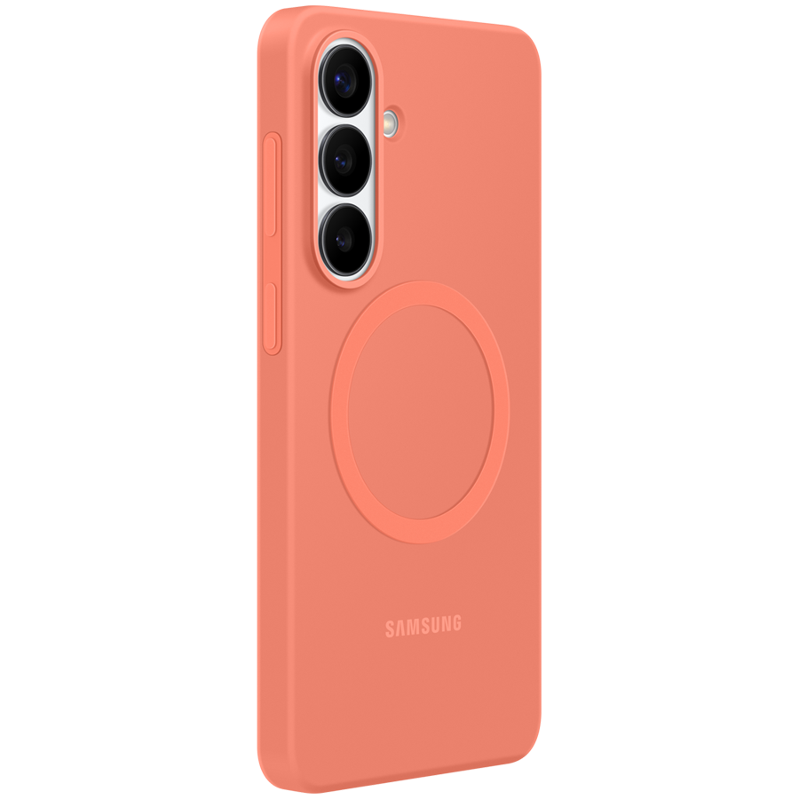 Samsung Galaxy S26+ Silicone Magnet Case Coralred - Image 2