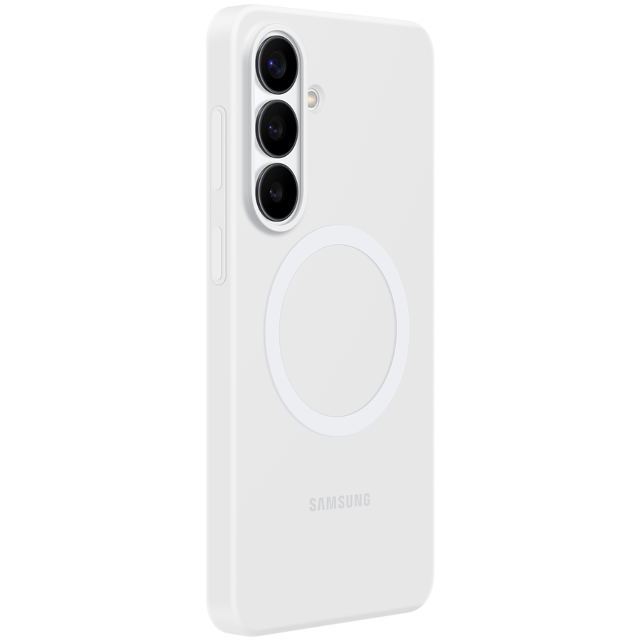 Samsung Galaxy S26+ Silicone Magnet Case White - Image 2