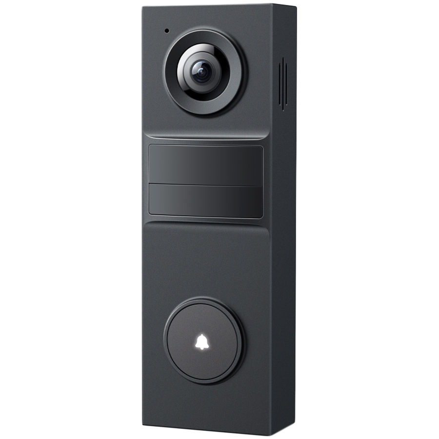 TP-Link Tapo D205 Smart Video Doorbell Mini, 1 x Tapo D205, Chime NOT included, 2K 3MP (2304x1296), 2.4GHz, 5200mAh rechargeable lithium-ion battery, 180 days battery life, Head to Toe View, Two-Way Audio, Quick Response, Voice Call