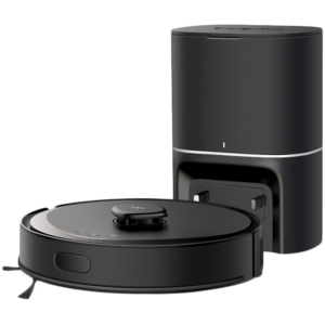 TP-Link Tapo RV30 Max Plus, Robot Vacuum Cleaner and Auto-Empty Dock, LiDAR + IMU Dual Navigation, Vacuum & Mop 2-in-1, 5300Pa, 3L Auto-Empty Dock, 2600mAh Battery, 250ml Dustbin, 300ml Water Tank, 5-Level Suction, 3-Level Water Flow
