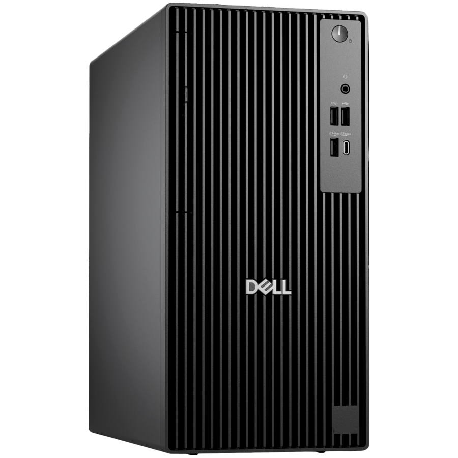 Dell Pro Tower QCT1250, 180W, Intel Core Ultra 5 235 (13 TOPS, 14 Cores up to 5.0 GHz), 16GB (1x16 GB) 5600MT/s DDR5, M.2 512GB PCIe, Intel Integrated, DVDRW, Speaker, DP, HDMI, USB-C, 7xUSB-A, RJ-45, Mouse/Kb, Win11Pro, 3Y