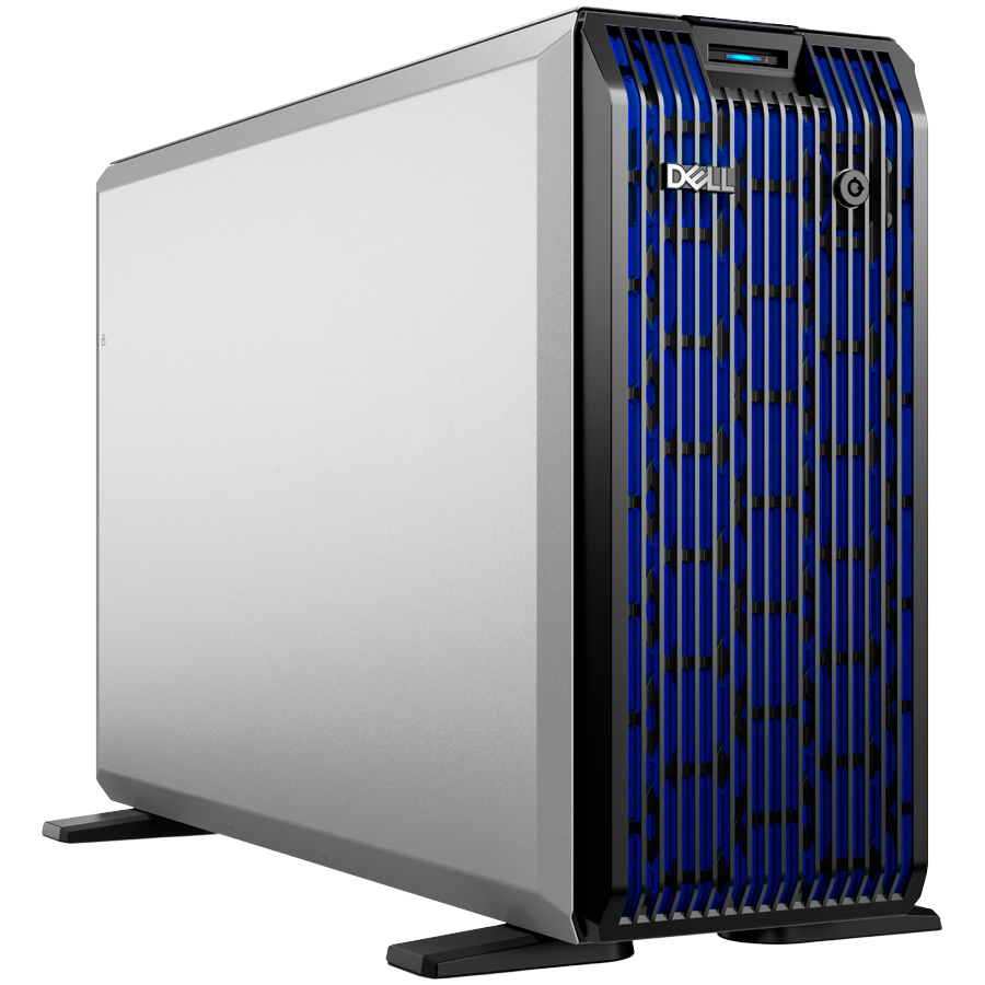 DELL EMC PowerEdge T360, 8x3.5", Intel Xeon 6315P (2.8G, 4C/4T, 12MB, Turbo, 55W), 16GB UDIMM 5600MT/s, 2TB 7.2K SATA 6Gbps, PERC H355, iDRAC9 Enterprise, Single Hot-Plug PSU 700W, BCM 5720 DP, Bezel, 3Y NBD - Image 3