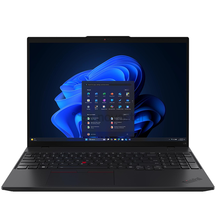 LENOVO ThinkPad L16 Gen 2 16" FHD WUXGA IPS, Intel Core Ultra 5 225U, 16GB DDR5, 512GB SSD, 3x USB-A 3.2, 2x USB C THB 4, HDMI, RJ-45, WiFi 6E, BT5.3, BH BL Kyb, 57Wh, No OS, Black, 3Yr