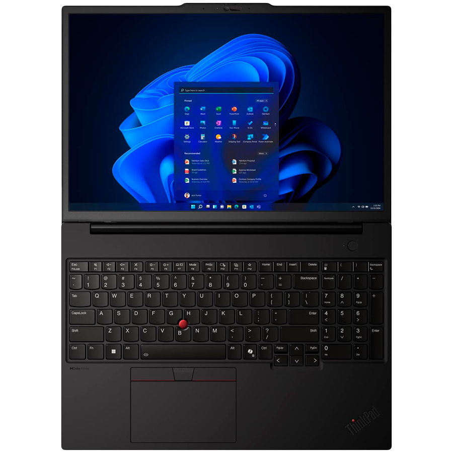 LENOVO ThinkPad P16s Gen 4 16" FHD IPS, Intel Core Ultra 7 255H, 32GB DDR5(2x16), NVIDIA RTX PRO 500 BLACKWELL 6GB, 1TB SSD, 2x USB-A 3.2, 2x THB 4, HDMI, RJ45, WiFi 7, BT5.4, BH BL Kyb, 75Wh, Win 11 Pro, Black, 3Yr