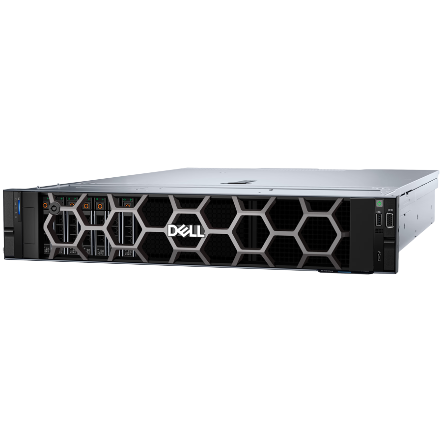 DELL EMC PowerEdge R760xs, 16x2.5", Intel Xeon Silver 4510, 1x32GB RDIMM 5600MT/s, 480GB SSD SATA, PERC H755, iDRAC9 Enterprise, Dual RPS 1100W, TPM 2.0, BCM 5719 QP + BCM 5720 DP, On-Board LOM, Sliding Rails, 3Y