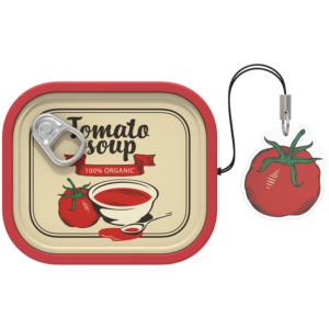 Samsung Galaxy Buds4 / Buds4 Pro Food Can Case Red