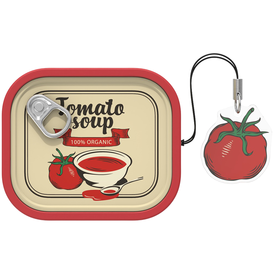 Samsung Galaxy Buds4 / Buds4 Pro Food Can Case Red