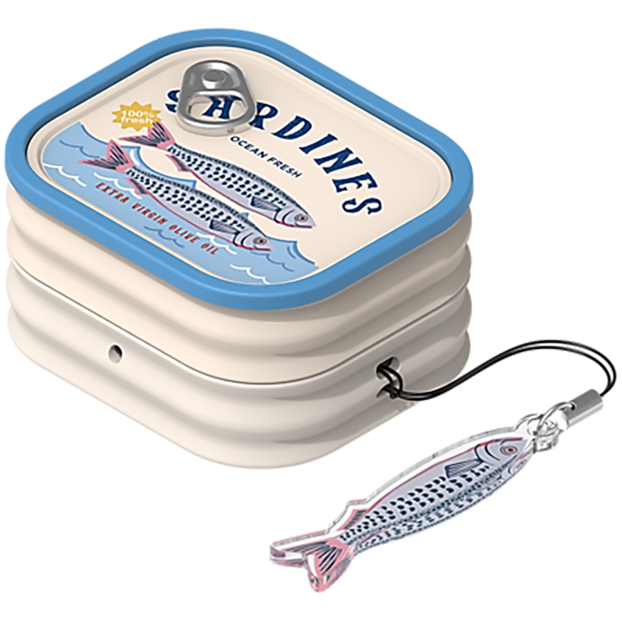Samsung Galaxy Buds4 / Buds4 Pro Food Can Case Blue - Image 3