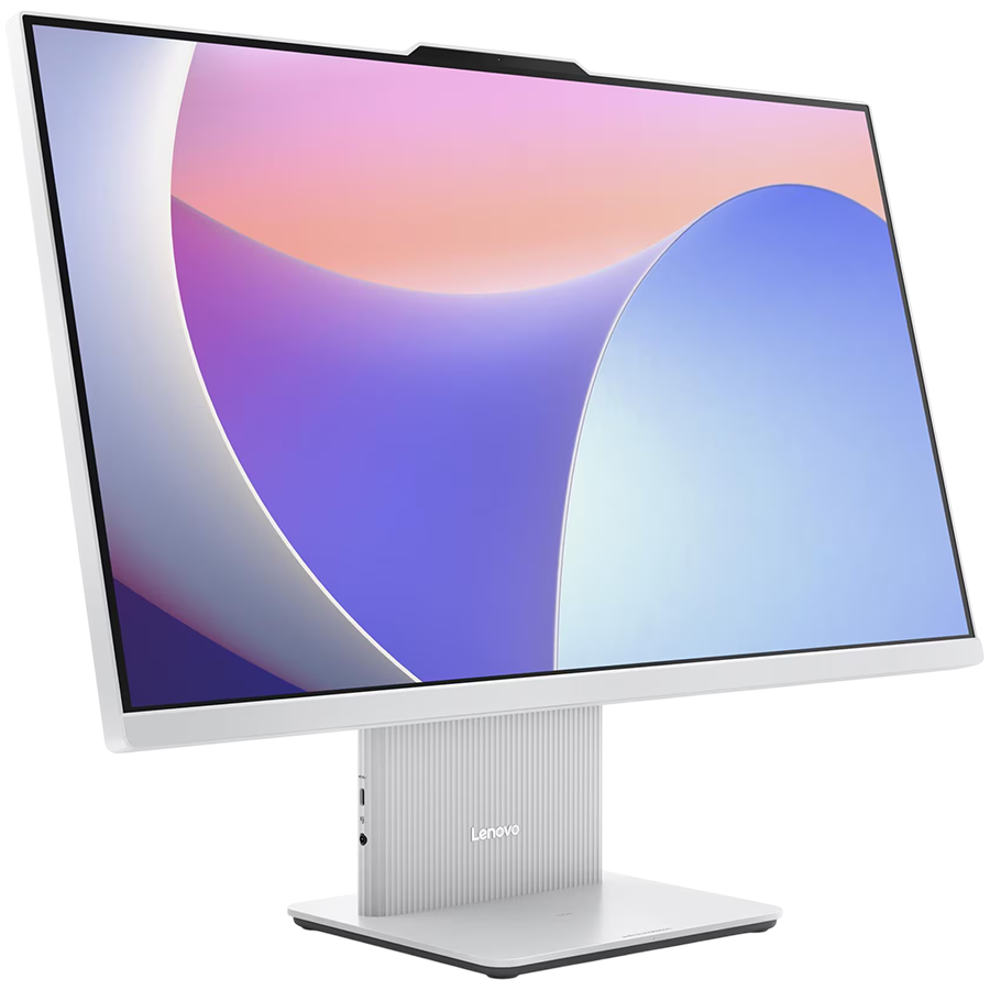 LENOVO IdeaCentre AIO 27ARR9 27" FHD IPS Non-Touch, AMD Ryzen 5 7535HS, 16GB DDR5, 512GB SSD, 3x USB-A, 1x USB-C, HDMI in-out, RJ-45, WiFi 6, BT5.2, BH Wireless Kyb + Mouse, No OS, Cloud Grey, 2Yr - Image 3