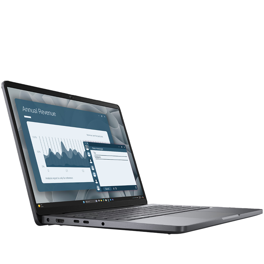 Dell Pro 14 (PC14255), 14" FHD+ (1920x1200), non-Touch, AMD Ryzen 5 220 (6C, 4.9 GHz), 16GB (1x16GB) DDR5, M.2 512GB SSD, AMD Radeon 740M, WiFi, BT, HDMI, USB-C (DP/PD), 2xUSB3.2, RJ-45, FngPr, Backlit kb, Win11Pro, 3Y - Image 3